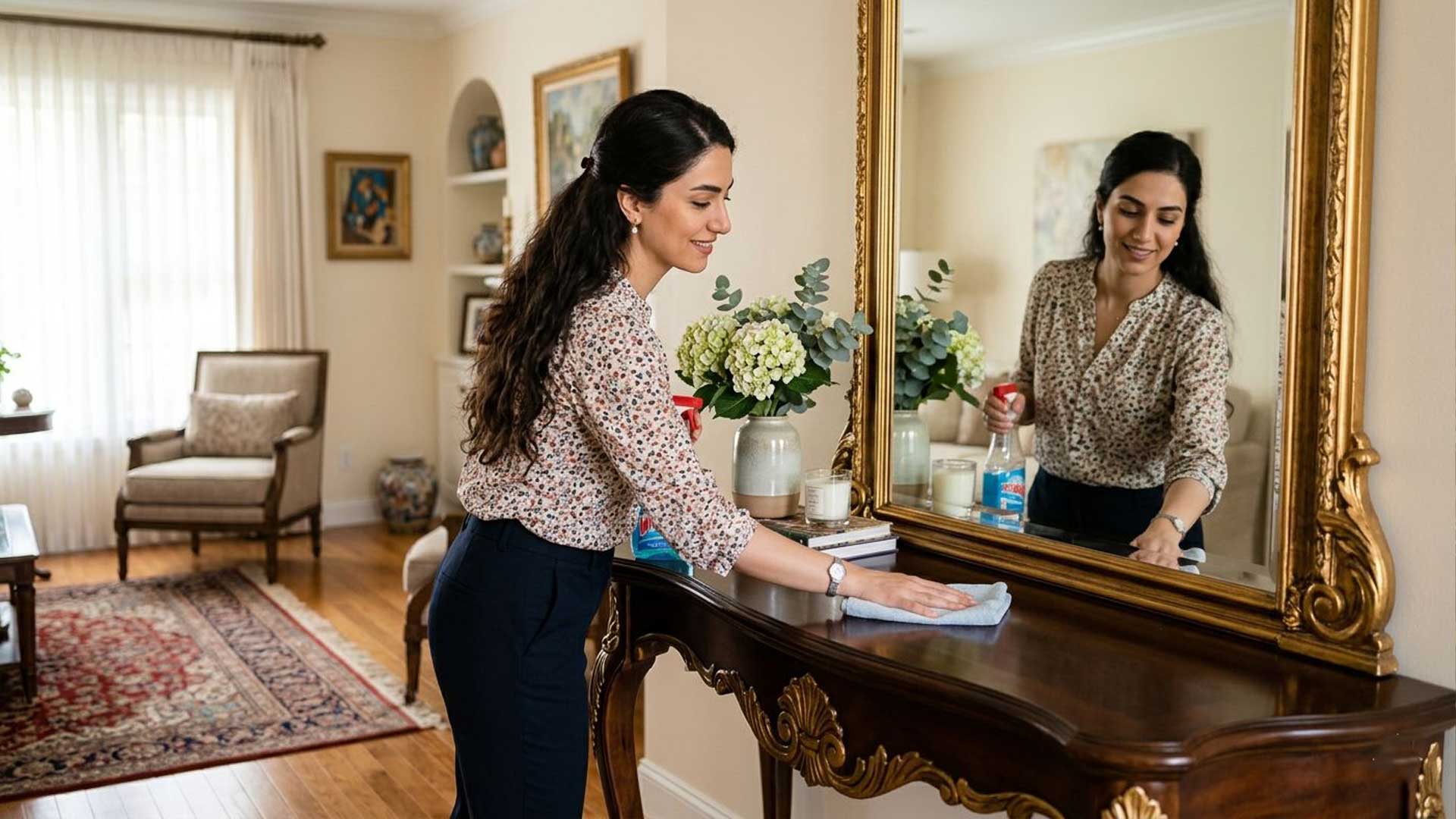 راهنمای نگهداری از آینه کنسول