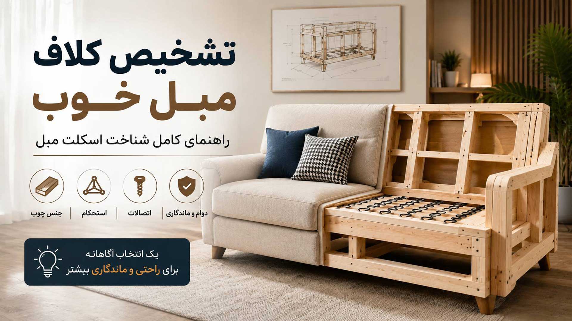 راهنمای تشخیص کلاف مبل خوب